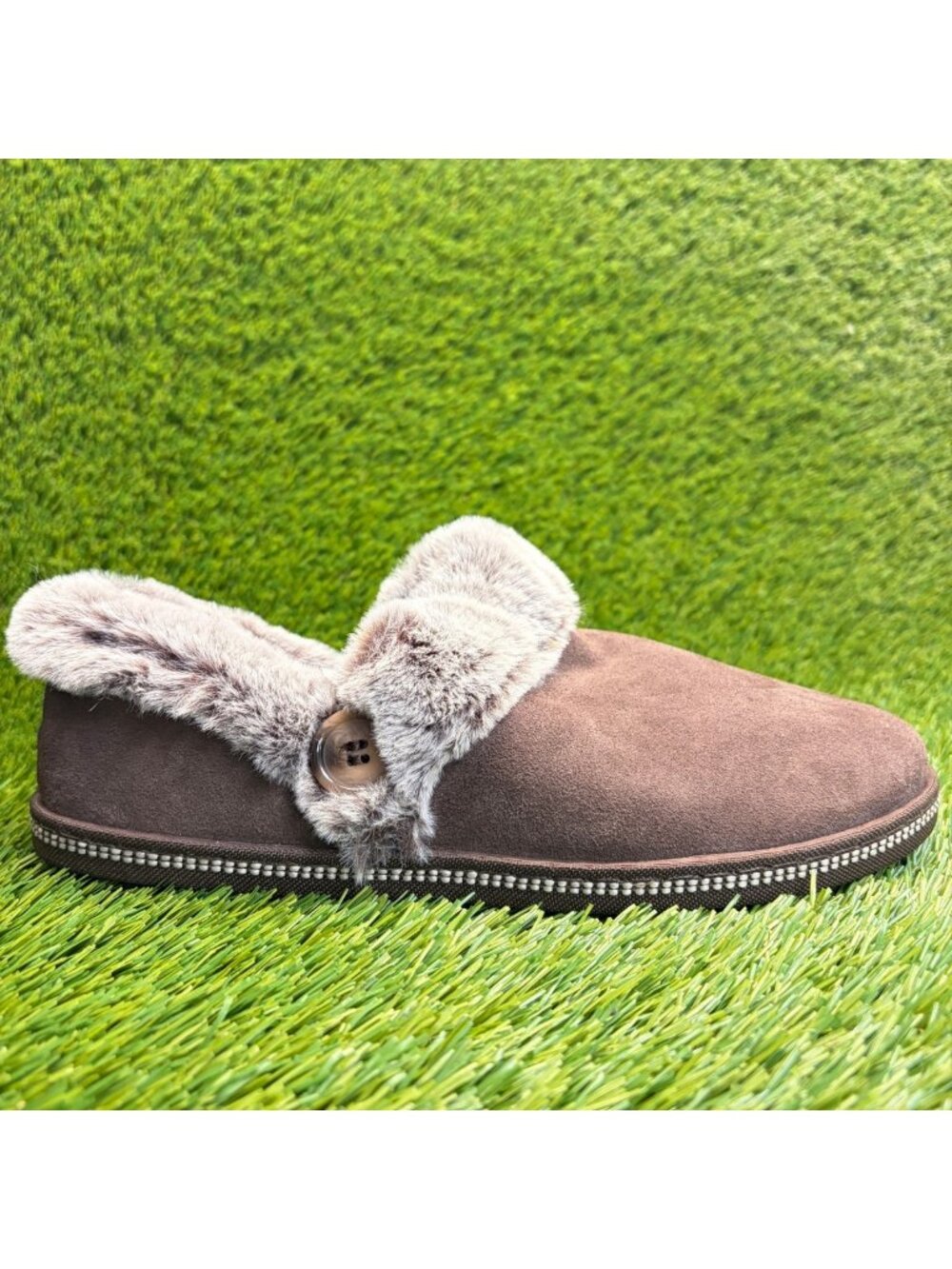 Skechers Cozy Campfire French Toast 2 Womens Size 9.5 Brown Casual Slippers